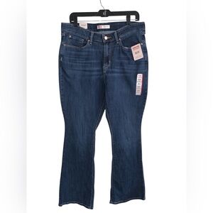 NWT Signature Levi Strauss Medium Wash Mid-Rise Bootcut Jeans Size‎ 16S